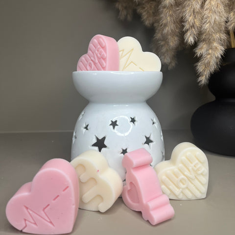 Valentines Luxury Love Heart Wax Melts Scent Inspired