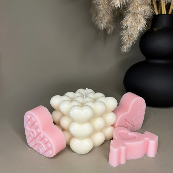 Valentines Luxury Love Heart Wax Melts Scent Inspired