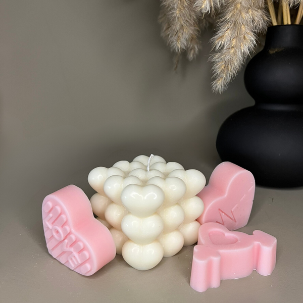 Love Bubble Bundle Candle & Wax Melts