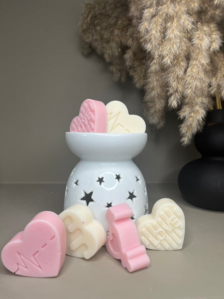 Valentines Luxury Love Heart Wax Melts Scent Inspired