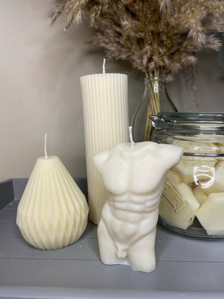 Christian Naked Male Scented Soy Candle 11cm