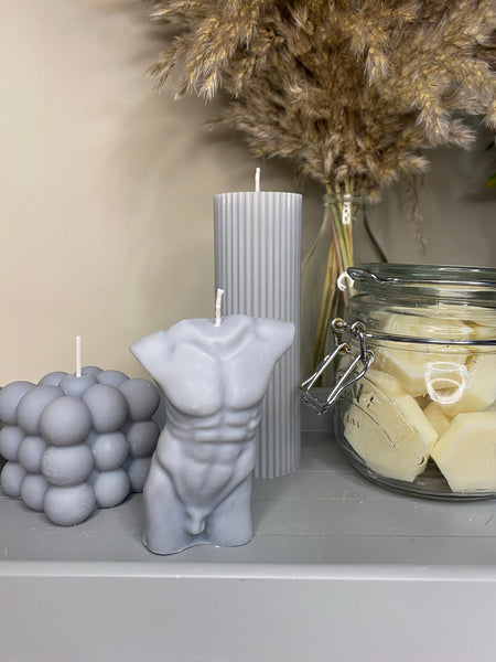 Christian Naked Male Scented Soy Candle 11cm